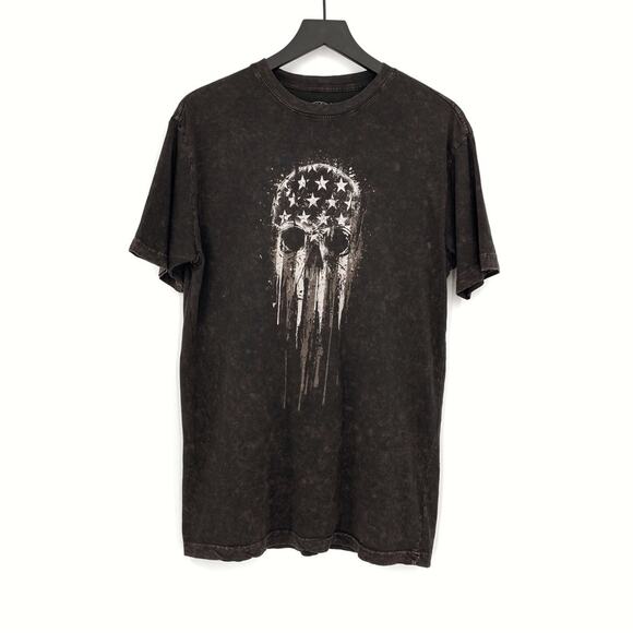 HOWITZER Clothing We The People Skull Tee Brown M - Picture 1 of 7